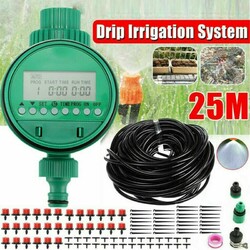 Micro Automatisch Bewässerungssystem Tropfschlauch Bewässerung Timer Set Garten