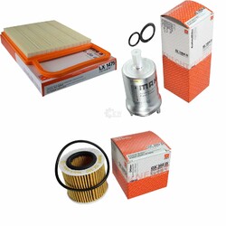 MAHLE / KNECHT Kraftstofffilter KL 176/6D Luftfilter LX 1475 Ölfilter OX 360D