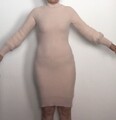 Damen Strick Kleid Weich 