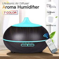 550ML Ultraschall LED Licht Luftbefeuchter Aroma Diffuser Humidifier Diffusor