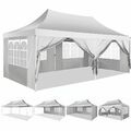 3x3/3x6m Pavillon Wasserdicht Faltpavillon Pop-Up Partyzelt Gartenzelt UV Schutz