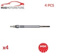 GLÜHKERZE GLÜHKERZEN NGK 7768 4PCS A FÜR VW PASSAT,GOLF V,GOLF PLUS,TOURAN 2L