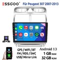 9" Autoradio Android 13 32G Carplay Für Peugeot 307 2007-2013 GPS NAV RDS Kamera