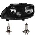 Scheinwerfer links für VW Caddy III Bj. 04-10 Touran Bj 03-06 schwarz H7+H1
