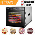 8 Etagen Dörrautomat Dörrgerät Dörrer Dörrapparat Obsttrockner Dehydrator  DHL