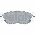 1x Bremsbelagsatz, Scheibenbremse DELPHI LP3360 passend für FIAT