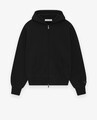 FEAR OF GOD Essentials Classic Full Zip-Up Hoodie - Jet Black Size M;