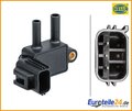 Sensor, Abgasdruck HELLA 6PP009409-601 für Ford Focus III
