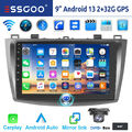 Für Mazda 3 2010-2013 Autoradio DAB+ Android 13 32GB CarPlay GPS Navi RDS Kamera