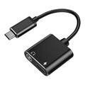 USB-C-auf-3,5-mm-Tablet-Schnelllade-Ladegerät-Adapter, 2-in-1-Audio-Konverter