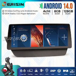 12,3" 128GB 8-Kern Android 14 Autoradio GPS DAB+ CarPlay DSP für BMW X1 E84 CIC