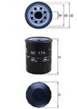 MAHLE ORIGINAL HC 174 Automatikgetriebe Ölfilter Getriebeölfilter