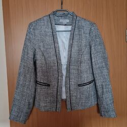 Damen Business Blazer Jäckchen von H&M  Gr. 36 grau Jacke