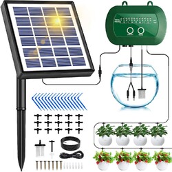 15 M Solar Bewässerungssystem Automatisch Pflanzenbewässerung für Garten Balkon