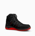 ELTEN Sicherheitsstiefel MADDOX BOA® black-red Mid ESD S3S Gr. 36