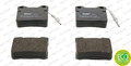 FERODO FDB619 Brake Pad Set, disc brake for PEUGEOT