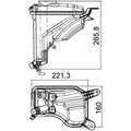 Ausgleichsbehälter Kühlmittel MAHLE CRT 207 000S für BMW 3er X1