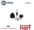 429 599 GELENK ANTRIEBSWELLE VORNE WHEEL SIDE HART 2PCS FÜR SKODA FABIA I 47KW