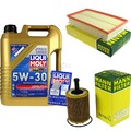 MANN Inspektionspaket LIQUI MOLY 5L 5W-30 für VW Golf IV 2.3 V5 2.8 V6 4motion