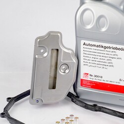 VAICO V10-0444 Hydraulikfilter 5L FEBI Öl Automatikgetriebe für A3 Golf Touran