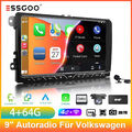 DAB+ Android 13 Autoradio Carplay 4+64G Navi KAM Für VW GOLF 5 6 Touran Polo EOS