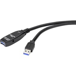 Renkforce USB-Kabel USB 3.2 Gen1 (USB 3.0 / USB 3.1 Gen1) USB-A Stecker, USB-...