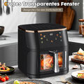 XXL Heißluftfritteuse 9L Fritteusen Friteuse Heißluft Air Fryer 1800W ohne Öl DE