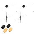 2x JAPKO GASDRUCK STOßDÄMPFER +  DOMLAGER VORDERACHSE für AUDI A4 B5 A6 C5