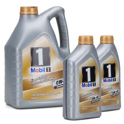 7L 7 Liter Mobil 1 FS 0W-40 Motoröl Öl MB 229.3/5 PORSCHE A40 VW 502/505.00