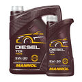 6 (5+1) Liter MANNOL 5W-30 Diesel TDI Motoröl für VW, Audi, Seat, Skoda