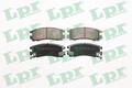 LPR 05P043 Bremsbelagsatz, Scheibenbremse für CHRYSLER HYUNDAI MITSUBISHI Bremsa