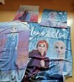 2 x Bettwäsche Anna & Elsa Frozen Eiskönigin 135x200 und 80x80