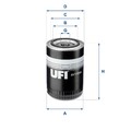 Ölfilter UFI 23.112.00 Anschraubfilter für JOHN DEERE Series 2050