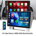 6+128G 8 Kern Carplay Für Opel Astra J 2009-2014 Android 14 Autoradio AM GPS SWC