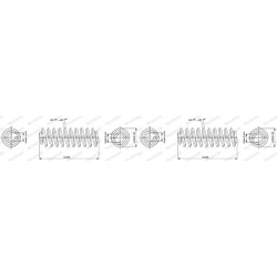 2X MONROE FAHRWERKSFEDER FEDERN VORNE passend für OPEL CORSA 