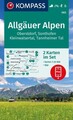 KOMPASS Wanderkarten-Set 003 Allgäuer Alpen, Oberstdorf, Sonthofen, Kleinwals...