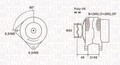 MAGNETI MARELLI LICHTMASCHINE GENERATOR 120A passend für NISSAN INTERSTAR OPEL