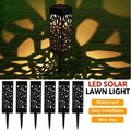 6X LED Solarlampe Bodenleuchte Gehwegbeleuchtung Solar Gartenlampe Rasenlicht DE