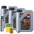 Motoröl 0W30 LIQUI MOLY Top Tec 4310 3L+MANN Ölfilter+Cera Tec+Ölablassschraube