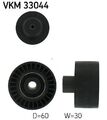 SKF VKM 33044 Umlenk-/Führungsrolle, Keilrippenriemen für CITROËN FORD MAZDA