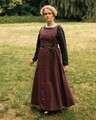 Mytholon Uma Kleid Fischgrat Bordeaux XXL Larp Mittelalter Reenactment #29142