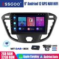 DAB+ 32G Android 12 Autoradio Carplay Für Ford Transit Custom GPS NAV RDS BT KAM
