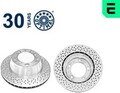 2x Bremsscheibe OPTIMAL BS-8932C 2 Bremsscheiben Hinterachse Hinten für Porsche