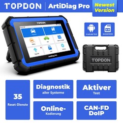 Topdon Artidiag PRO Profi KFZ OBD2 Diagnosegerät 35RESET ALLE SYSTEM Active Test