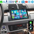 Carplay Autoradio DAB+ Für BMW 5er E39 7er E38 Android13 2+64G KAM GPS NAVI WIFI
