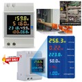 100A LCD Wechselstromzähler Stromzähler Geeicht Für DIN Hutschiene AC40-300V