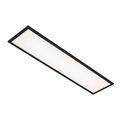 BRILONER Simple LED Panel, Neutralweißes Licht, schwarz, 100 x 25 x 6 cm