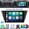 6+128G 9" Autoradio Für Iveco Daily 2014-2021 Android 14 +Kamera Carplay GPS RDS