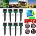 4/8/16x Solar Maulwurfschreck Wühlmausschreck Maulwurf Maulwurffalle Abwehr Maus