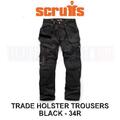 Scruffs Workshop Trade Holster robuste Hose schwarz Größe 34R - T55215